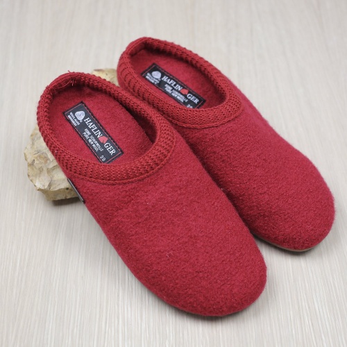 Haflinger Boiled Wool Clogs with Rubber Sole Haflinger Boiled Wool Clogs with Rubber Sole