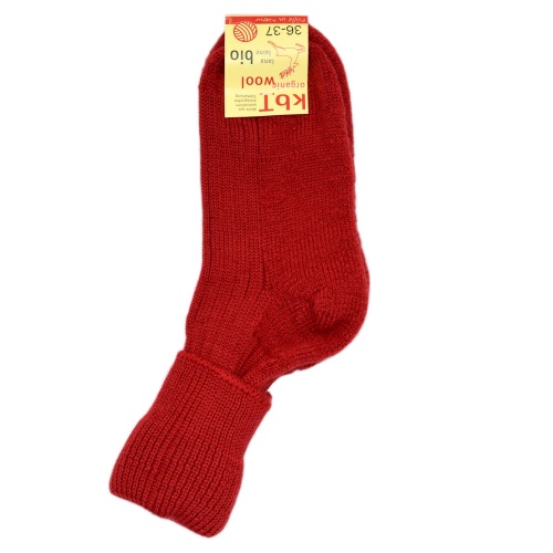 Roll-top Socks in Thick Organic Wool Roll-top Socks in Thick Organic Wool