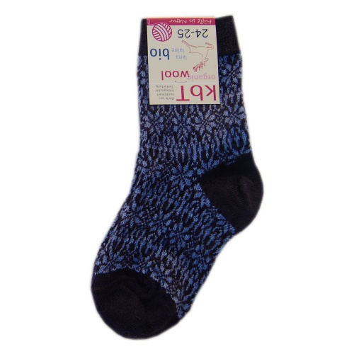Starry Fair-Isle Socks in Organic Wool Starry Fair-Isle Socks in Organic Wool