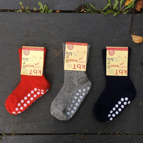 Non-slip Grippy Socks, Pure Wool Non-slip Grippy Socks, Pure Wool