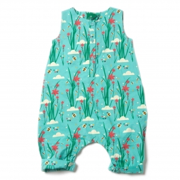 Cornish Copper Playsuit in Fairtrade Organic Cotton Cornish Copper Playsuit in Fairtrade Organic Cotton