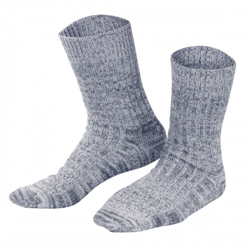 Adult's Thermal Ribbed Socks In Wool and Cotton Adult's Thermal Ribbed Socks In Wool and Cotton