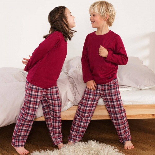 Tartan Pyjamas in Organic Cotton Flannel Tartan Pyjamas in Organic Cotton Flannel