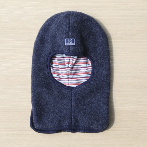 Balaclava Storm Hat in Wool Fleece with Organic Cotton Lining Balaclava Storm Hat in Wool Fleece with Organic Cotton Lining