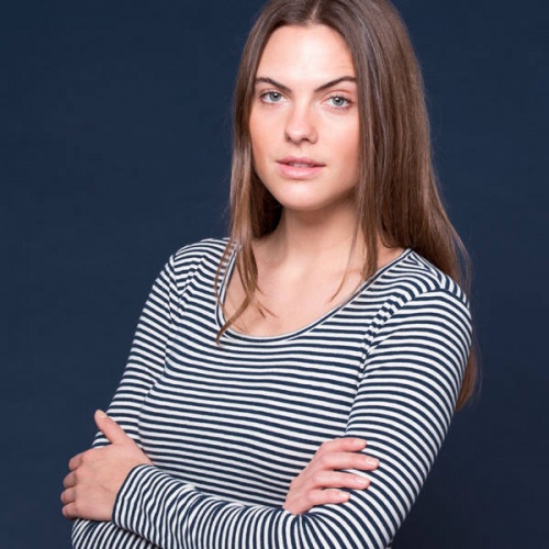 Women's Striped Rib Tee in Soft Organic Cotton Women's Striped Rib Tee in Soft Organic Cotton