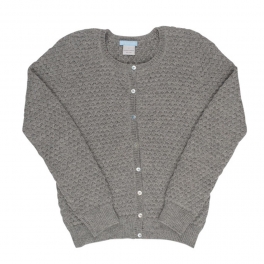 Women's Textured Cardigan in Soft Alpaca Women's Textured Cardigan in Soft Alpaca