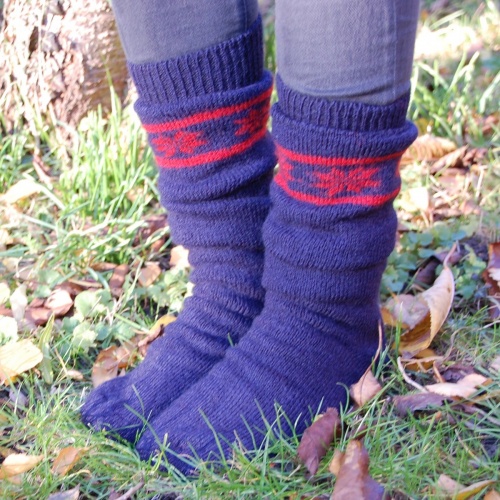 Ski / Welly Socks in 100% Wool Ski / Welly Socks in 100% Wool