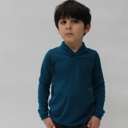 Shawl Collar top in Superfine Merino Wool Shawl Collar top in Superfine Merino Wool