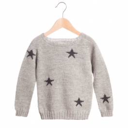 Star Jumper Hand-Knitted in Baby Alpaca by Waddler Star Jumper Hand-Knitted in Baby Alpaca by Waddler