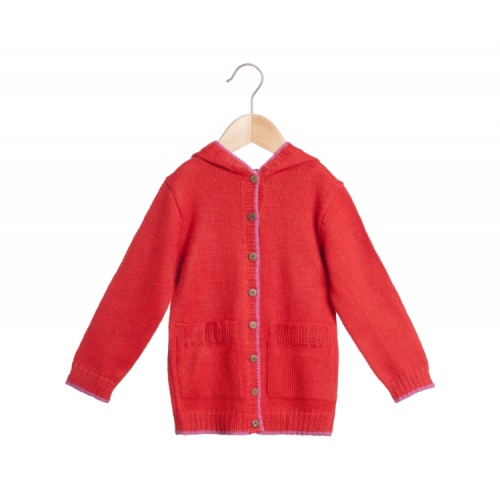 Winkie Hooded Cardigan in Soft Baby Alpaca Winkie Hooded Cardigan in Soft Baby Alpaca