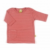 3/4 Sleeve Top in Stripy Organic Cotton 3/4 Sleeve Top in Stripy Organic Cotton