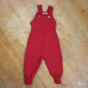 Dungarees in Merino Wool and Silk Terry Dungarees in Merino Wool and Silk Terry
