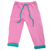 Pink Trousers in Organic Jersey Cotton