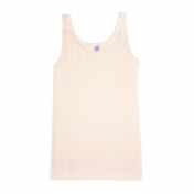 Women\'s Sleeveless Vest Top in Organic Wool & Silk