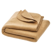 Large Organic Boiled Merino Wool Blanket