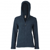 Women\'s Merino Wool Fleece Hooded Jacket
