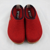 Slippers in Felted Wool with Cork & Latex Sole