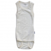 Sleeveless Body in Wool and Silk - Extendible