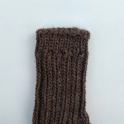 Rustic chunky children\'s socks in un-treated wool