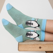 2-Pack Children's Organic Cotton Nature Design Socks