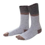 Adult's Winter Heel and Toe Socks in Organic Cotton and Wool