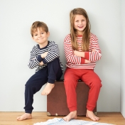 Stripy Pyjamas in Soft Organic Cotton for Children