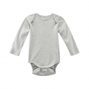Long-Sleeved Baby-Body in Soft Organic Cotton