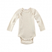 Long-Sleeved Baby-Body in Soft Organic Cotton