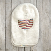 Balaclava Storm Hat in Wool Fleece with Organic Cotton Lining