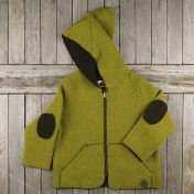 Pixie Hooded Pure Lambswool Jacket with Pockets