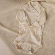 Wrap Baby-Body in Silk & Wool with Fold-Over Scratch Mitts