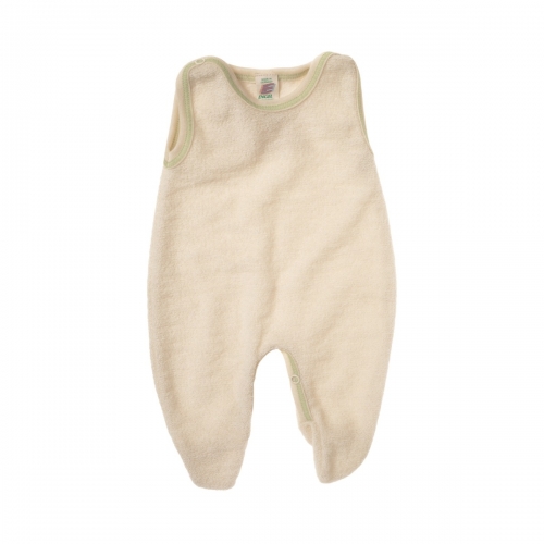 Premature Baby Romper with Feet in Organic Cotton Terry
