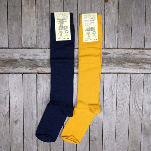 Children's Knee Socks in Organic Wool & Cotton