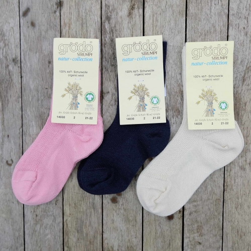 2-pack Organic Fine Wool Socks for Babies & Children