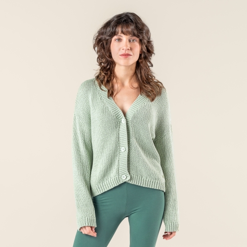 Women's Rosanna Knitted Cardigan in Organic Cotton