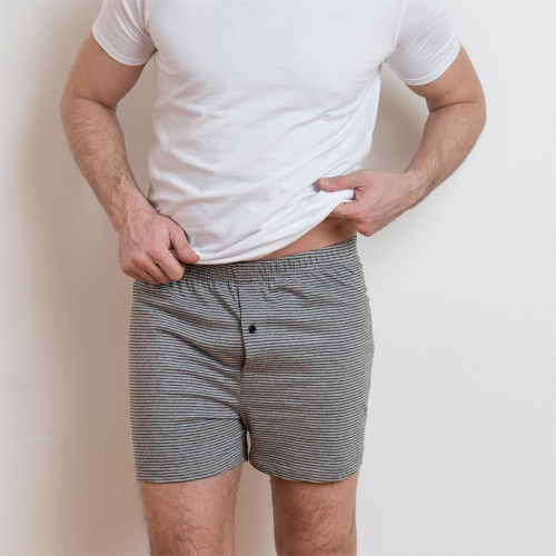 2-Pack Men's Single Jersey Boxer Shorts in Organic Cotton