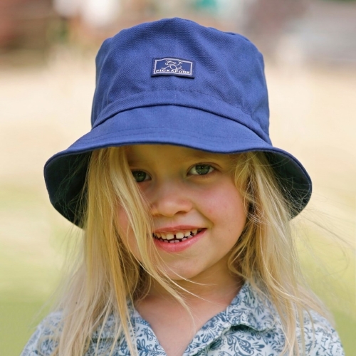 Fisherman's Sun Hat with Drawstring in Organic Cotton (UV)