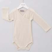 Bourette Silk Long-Sleeved Kimono/Wrap Baby-Body