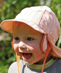 organic UV protection baby sun hat
