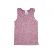 Child\'s Sleeveless Vest in Organic Cotton, Merino Wool & Silk