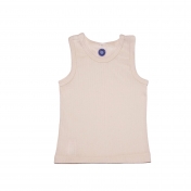 Child\'s Sleeveless Vest in Organic Cotton, Merino Wool & Silk