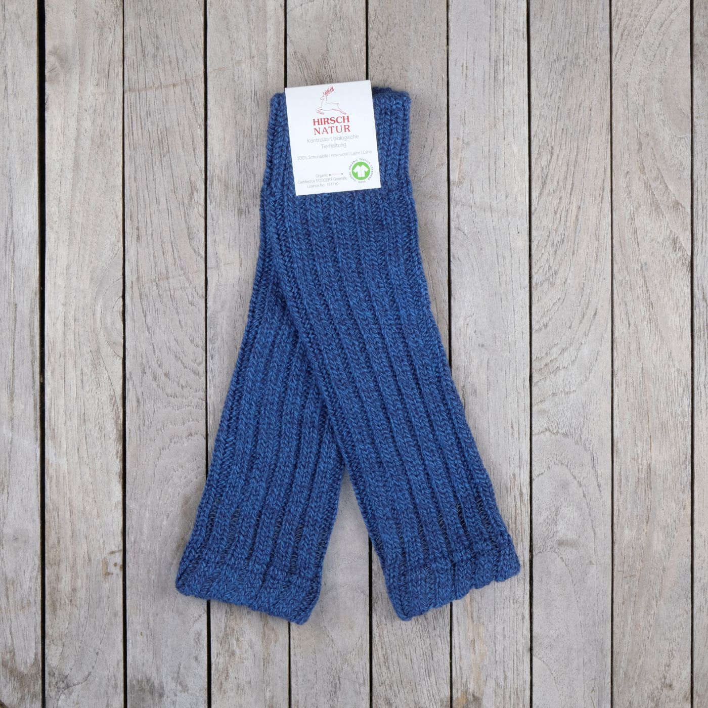Children's Ribbed Legwarmers in Organic Wool