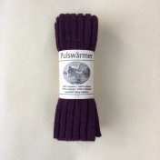 Adult\'s Ribbed Wrist Warmers in Pure Baby Alpaca
