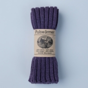 Adult\'s Ribbed Wrist Warmers in Pure Baby Alpaca