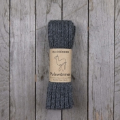 Adult\'s Ribbed Wrist Warmers in Pure Baby Alpaca
