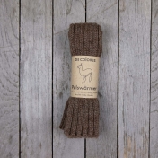 Adult\'s Ribbed Wrist Warmers in Pure Baby Alpaca