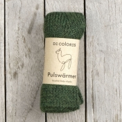 Thick-Knit Ribbed Wrist Warmers with Thumb