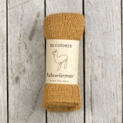 Thick-Knit Ribbed Wrist Warmers with Thumb
