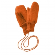 Boiled Wool Fleece Gloves