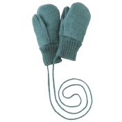 Boiled Wool Fleece Gloves